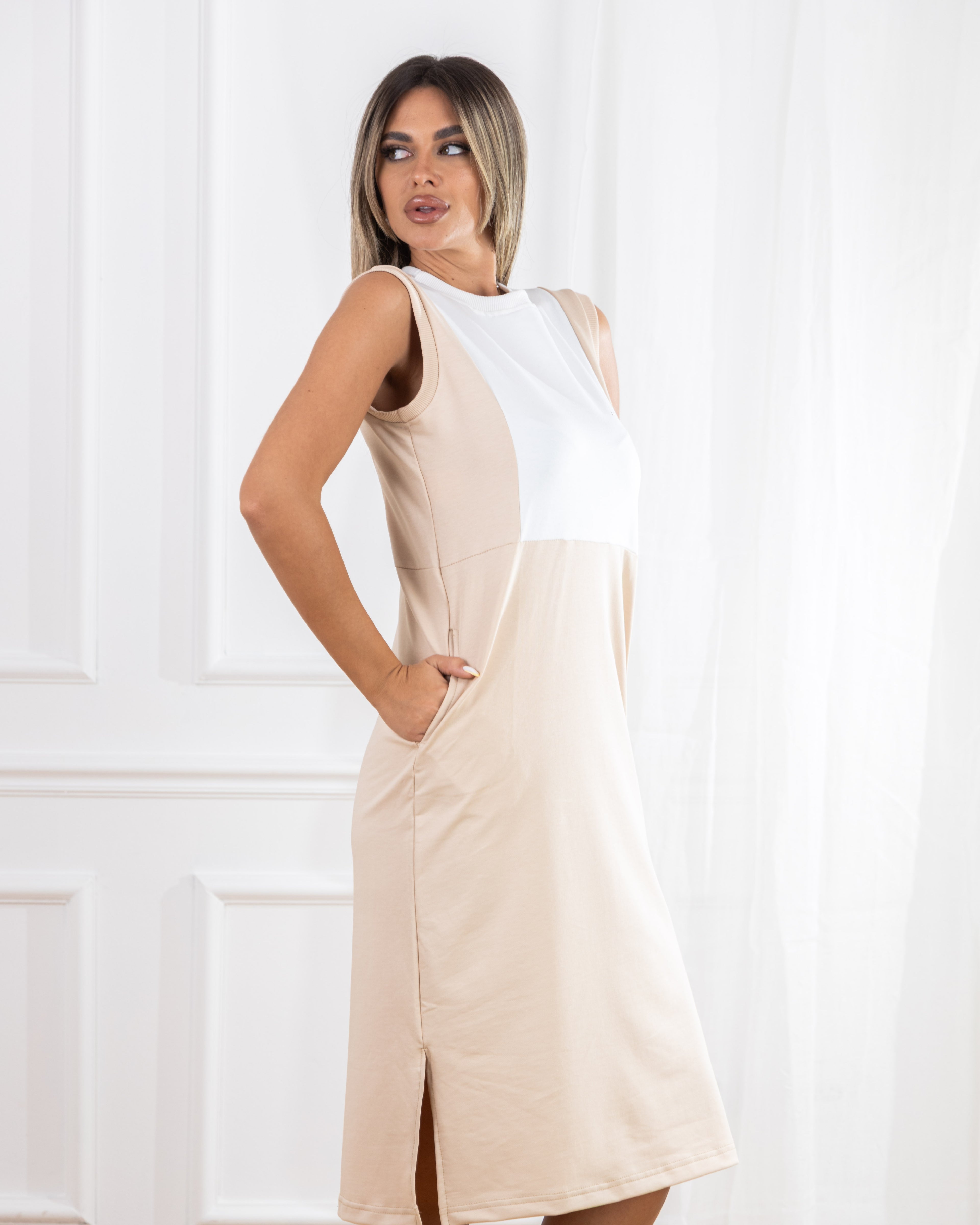 Haljina Lanesa - Bež